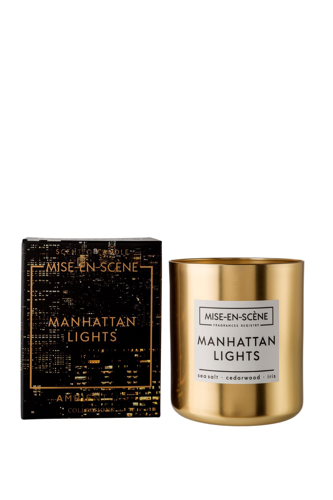 נר בכלי מתכת Mise-En-Scène Manhattan Lights